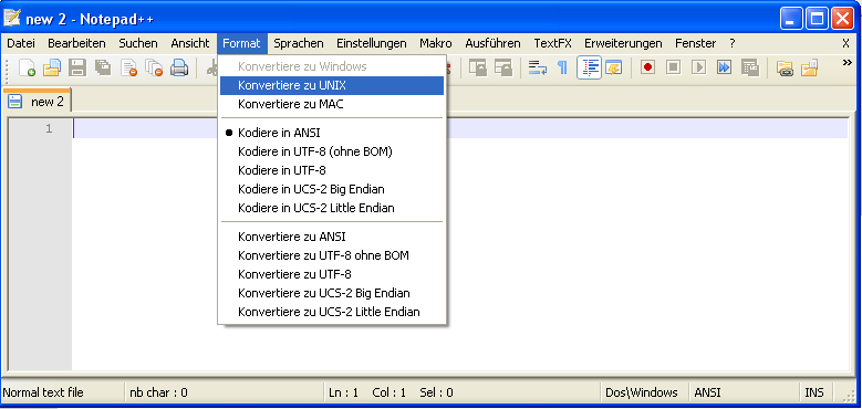 Screenshot Notepad++